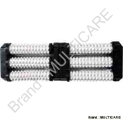 Acu Foot Roll - Plastic Rubber, 10x5x2 cm, White | Foot Massage, Pain Relief, Textured Grip, Portable