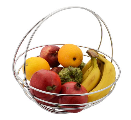 WIRE FRUIT BASKET HANGING