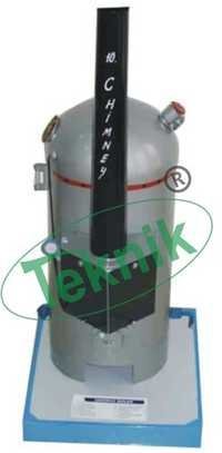 Cochran Boiler Model - Vertical Fire Tube Design, 25 Cm Diameter X 60 Cm Height, Complete With Feed Check Valve And Safety Features