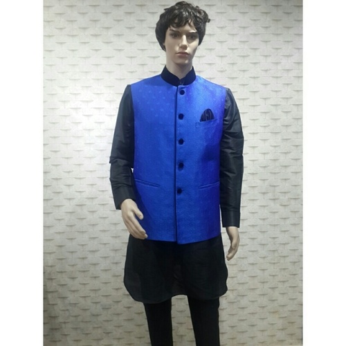 Silk Kurta Pajama With Waist Coat