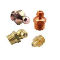 Brass Grease Nipples - Variable Diameter, Round/hexagonal Head | Corrosion-resistant Material, Threaded Drive, Precision Lubrication