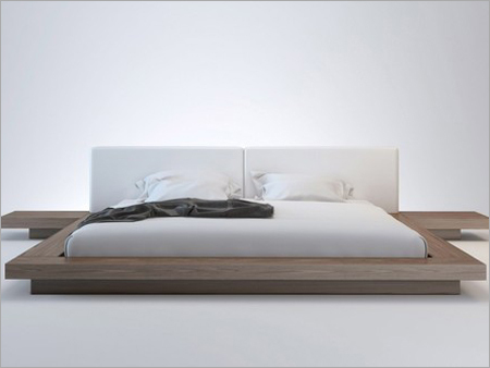 Floor Aligned double Ply-Wooden Bed