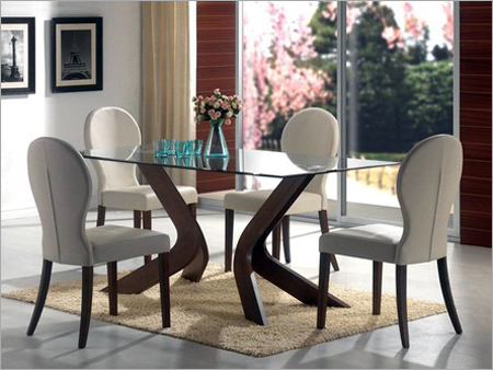 Stylish Wooden Dining Table Set With Chair