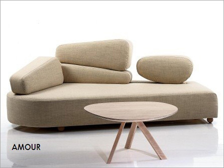 Stylish 3 Seater Wooden Sofa Set