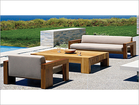 Roof Top Wooden Sofa Set