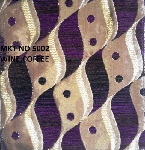FAR RUNNING FABRIC - Chenille Material, 54 Meter Roll | Customized Sizes, Embroidered Pattern, Ideal for Home and Hotel Use
