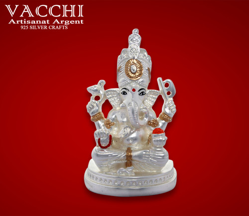 Silver Coated Ganesha