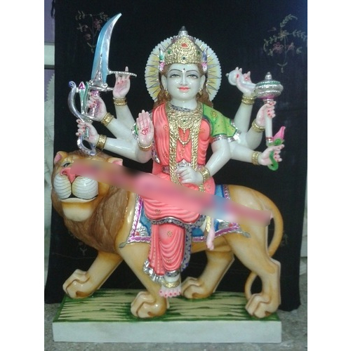 Marble Durga Ji Moorti