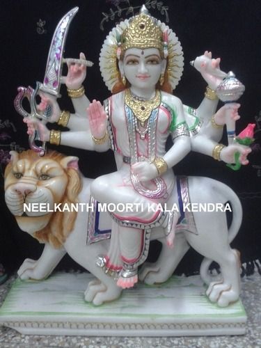 Marble Durga Mata Idol