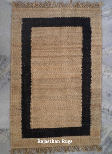Hemp Border Rug