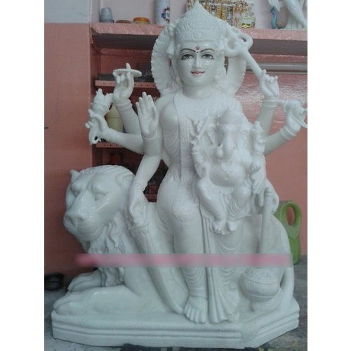 Marble Chauth Mata Statue - Feature: Eco-Friendly