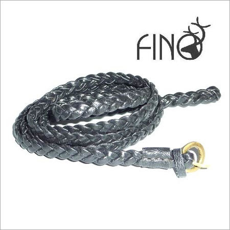 Women's Braided Leather Belts