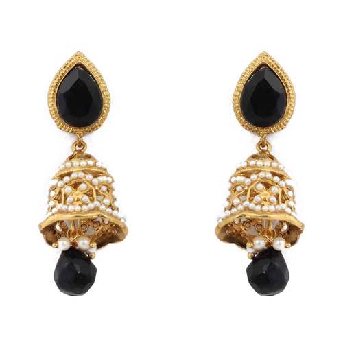Designer Maroon Jhumka 