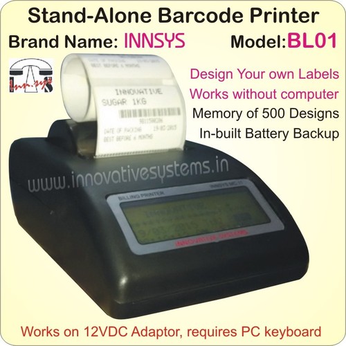 Stand-Alone Barcode Label Printer Accuracy: 100 %