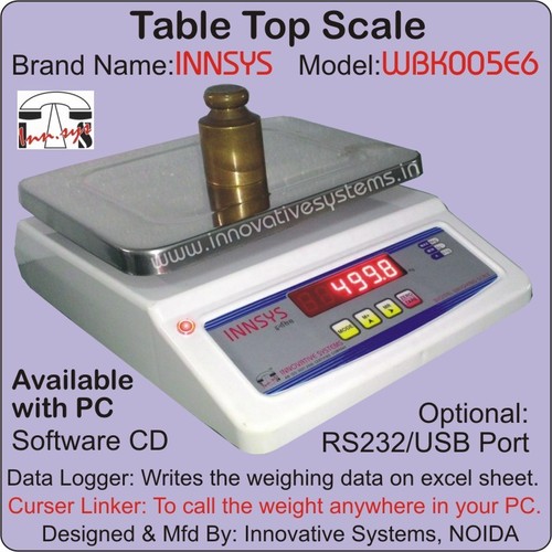 Data Logger Scale With Pc Port Load: 1-10 Kilograms (Kg)