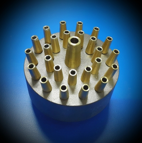 VULCAN 26 NOZZLE - Brass Material, 1" BSP Threaded, Fixed Angular Jets | Three-Step Spray for Fountains in Ponds Up to 6 Feet Diameter