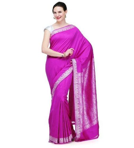 Silk sarees with zari work