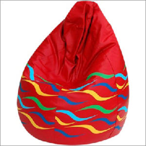 Waves-Red Bean Bag