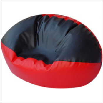 Rugby-Red Black Bean Bag
