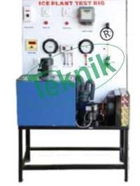 Ice Plant Trainer - Compact Design 1.5m X 1m, Single Phase 220v Ac, 50hz , Demonstrates Vapor Compression Cycle And Ice Formation In 4 Hours
