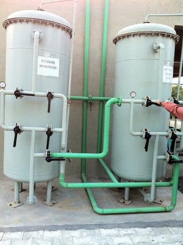 Sand Carbon Filters Installation