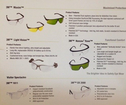 Safety Goggle M.No- Maxim Tm - Gender: Male