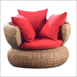 Cane Arm Chair - Rattan Cane, Glossy/Matte Finish, 4 Cushions | Stylish, Comfortable, Durable, Modern Design