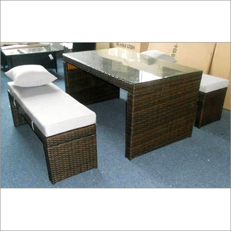 Cane Dining Table