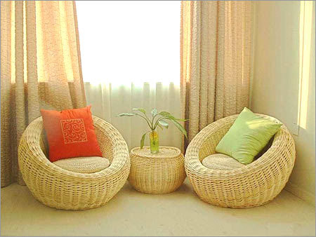 Rattan Cane Sofa Set
