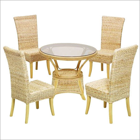 Tea Table Set - Rattan