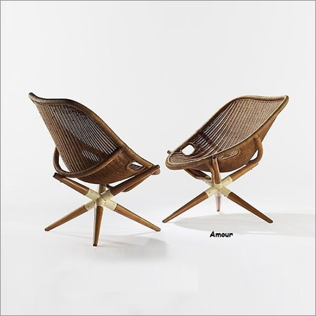 Cane Stylish Chair - Indian Cane, Rattan, Matte/Glossy Finish, Cushioned | Modern Style, Handcrafted, Ergonomic, Easy Assembly