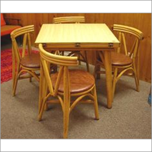 Cane Dining Table Set