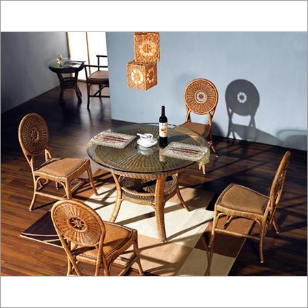 Rattan Webbing Dining Set