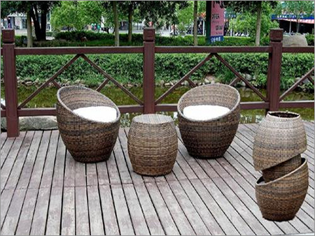 Rattan Tea Table Set