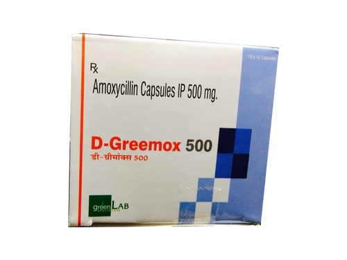 Amoxycilin Capsules IP 500 mg