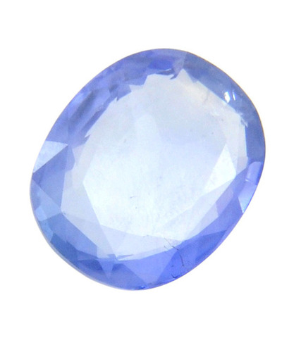 Blue Sapphire Oval Faceted Gemstone In Gurgaon,India