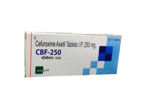 Cefuroxime Axetil Tablets IP 250 MG
