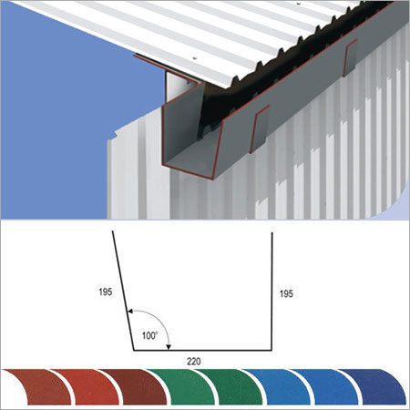 Colour Coated Gutter