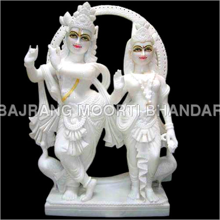 Marble Radha Krishna Murti