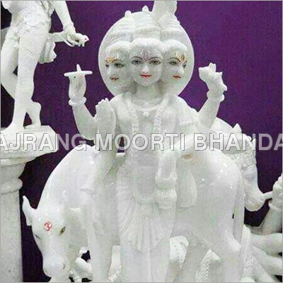 Marble Dattatrye Statue