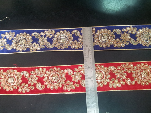 Lehenga Velvet Border