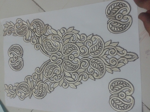 Embroidered Necklines