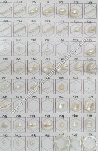 Plastic White Pearl Beads