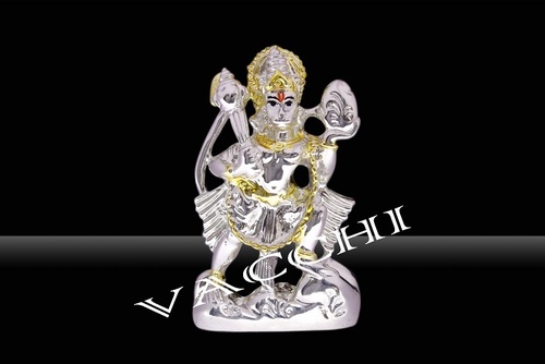 Silver Plated Hanuman