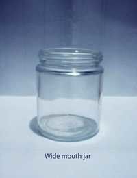 Wide Mouth Pickle Glass Jar - Color: Transparent