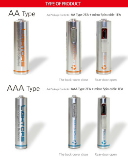 Rechargeable Pencil cell Batteries
