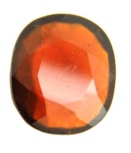 Oval Mixed Cut Garnet (Hessonite) Gemstone In Mumbai