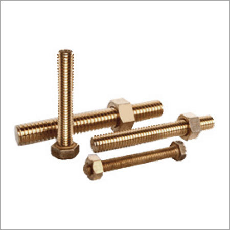 Brass Long Hex Bolt & Nut