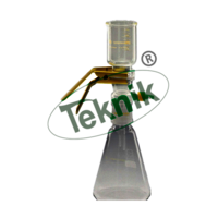 Membrane Filter Holder - Borosilicate Glass, 47mm Membrane Diameter & 300ml Funnel Capacity | Ideal For Pharmaceutical Lab Equipment