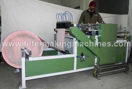 Green & White Automotive Filter Rotary Pleating Machine